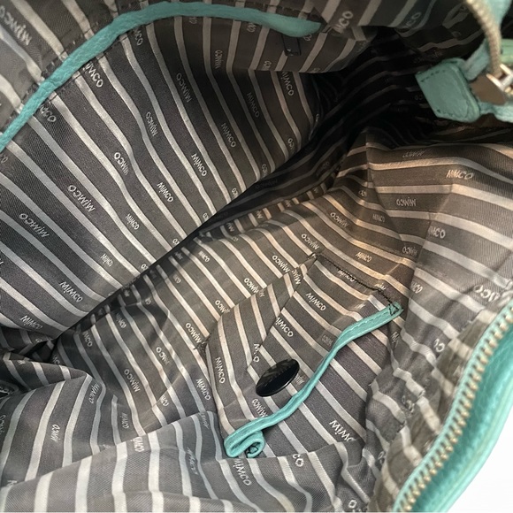 Mimco leather shoulder bag purse Retro Y2K - Picture 9 of 15